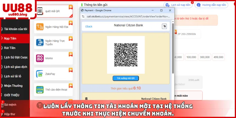 cách lấy thông tin tài khoản uu88
