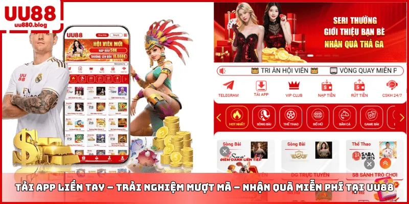 giao diện trò chơi mượt mà trên app uu88