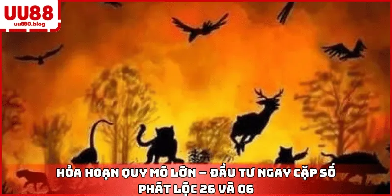mơ thấy đám cháy rừng lớn chốt số may mắn